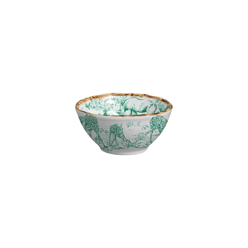 BOWL CEREAL TOILE TROPICAL VERDE - Linha Toile Tropical - 