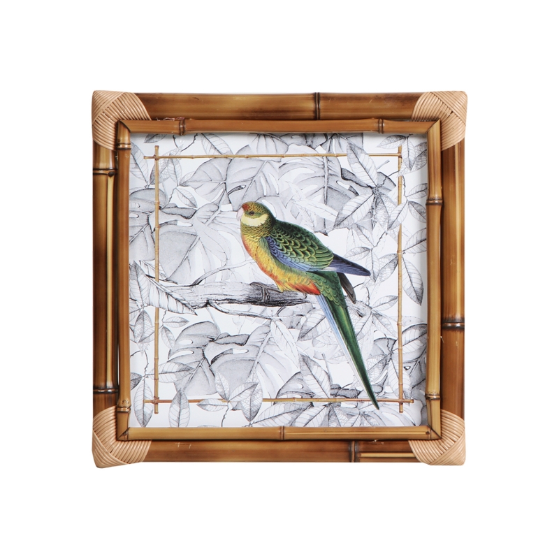 QUADRO COLORFULL BIRDS PERIQUITO - Linha Colorfull Birds - 