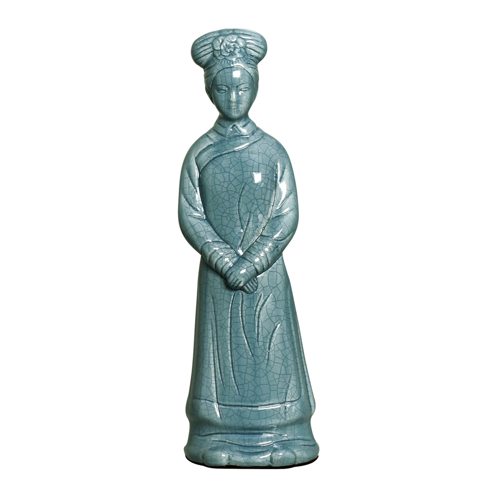 CHINES MULHER AZUL JEANS -  Objetos para Decoração em cerâmica - 