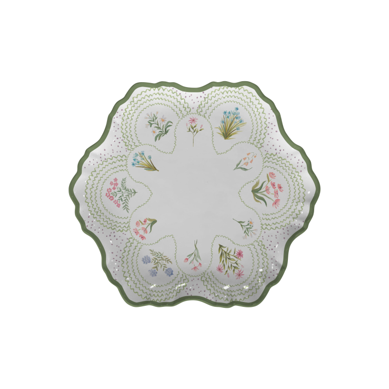 PRATO SOBREMESA TR SECRET GARDEN - Linha Secret Garden - 