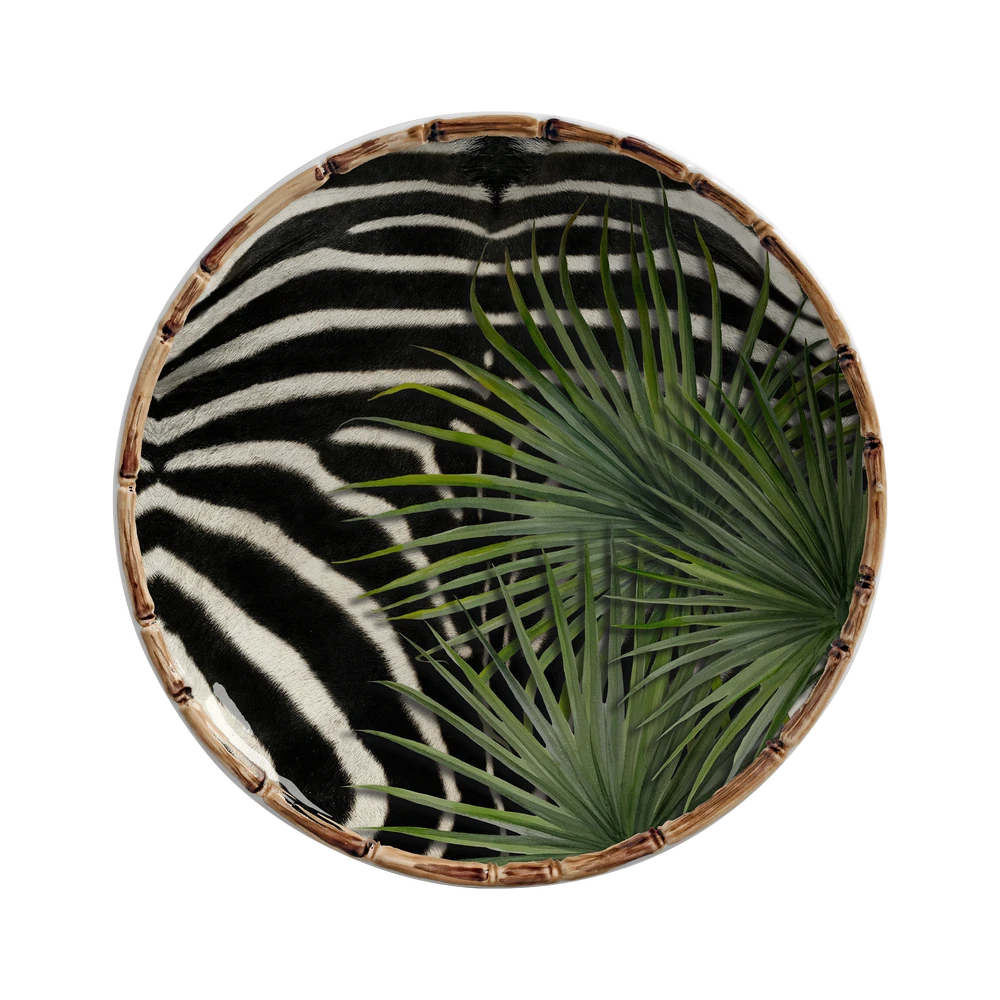 PRATO RASO ANIMAIS ZEBRA - Linha Animal Print Zebra - 