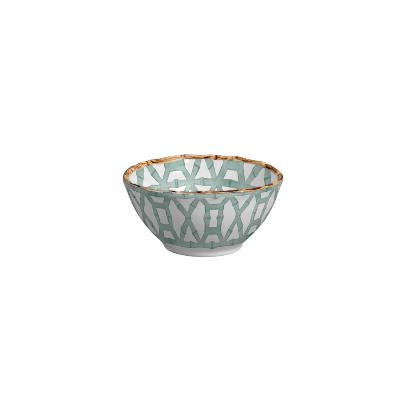 BOWL CEREAL BAMBOO PRINT CELADON - Linha Bamboo Print - 