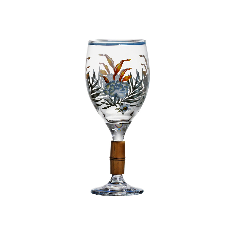 TAÇA DE VINHO FAUNA C/ BAMBU -  Taças - 