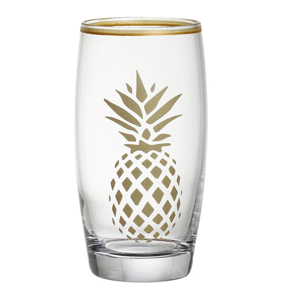 COPO LONG DRINK ABACAXI DOURADO -  Taças - 