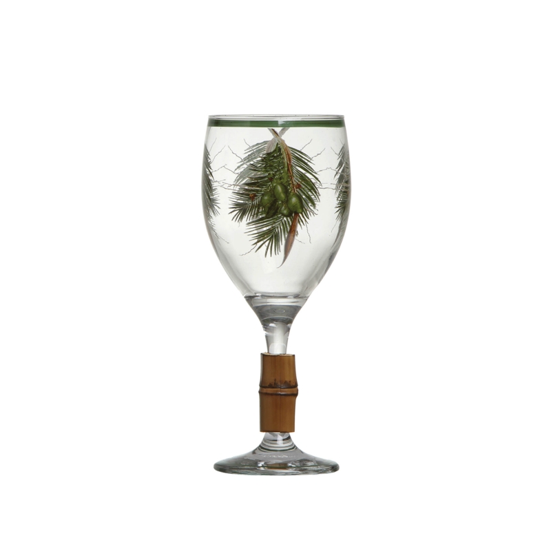 TAÇA DE VINHO  C/ BAMBU ITACARÉ -  Taças - 