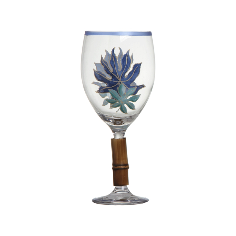 TAÇA DE ÁGUA C/ BAMBU FOLIE DU BLEUS - Linha Folie Du Bleus - 