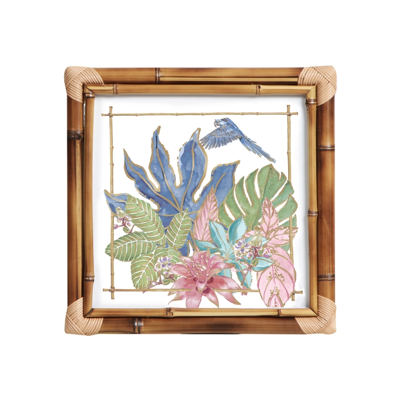 QUADRO FOLIE DU BLEUS FLOR ARARA ABERTA -  Quadros - 