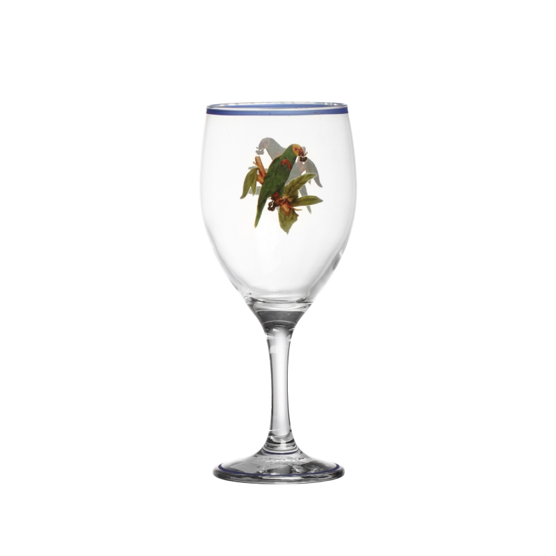 TAÇA DE VINHO  TROPICAL BIRDS - Linha Tropical Birds - 