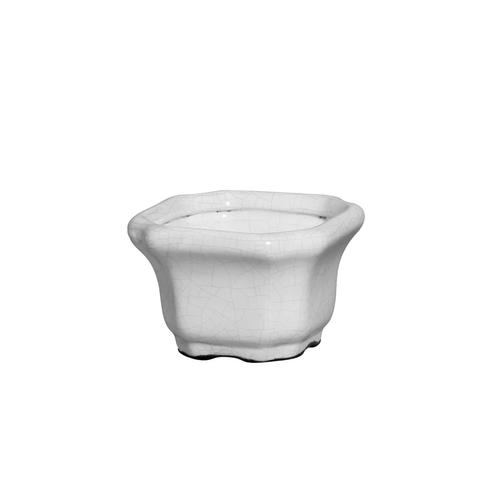 CACHEPOT QUADRADO P BRANCO -  Cachepot - 