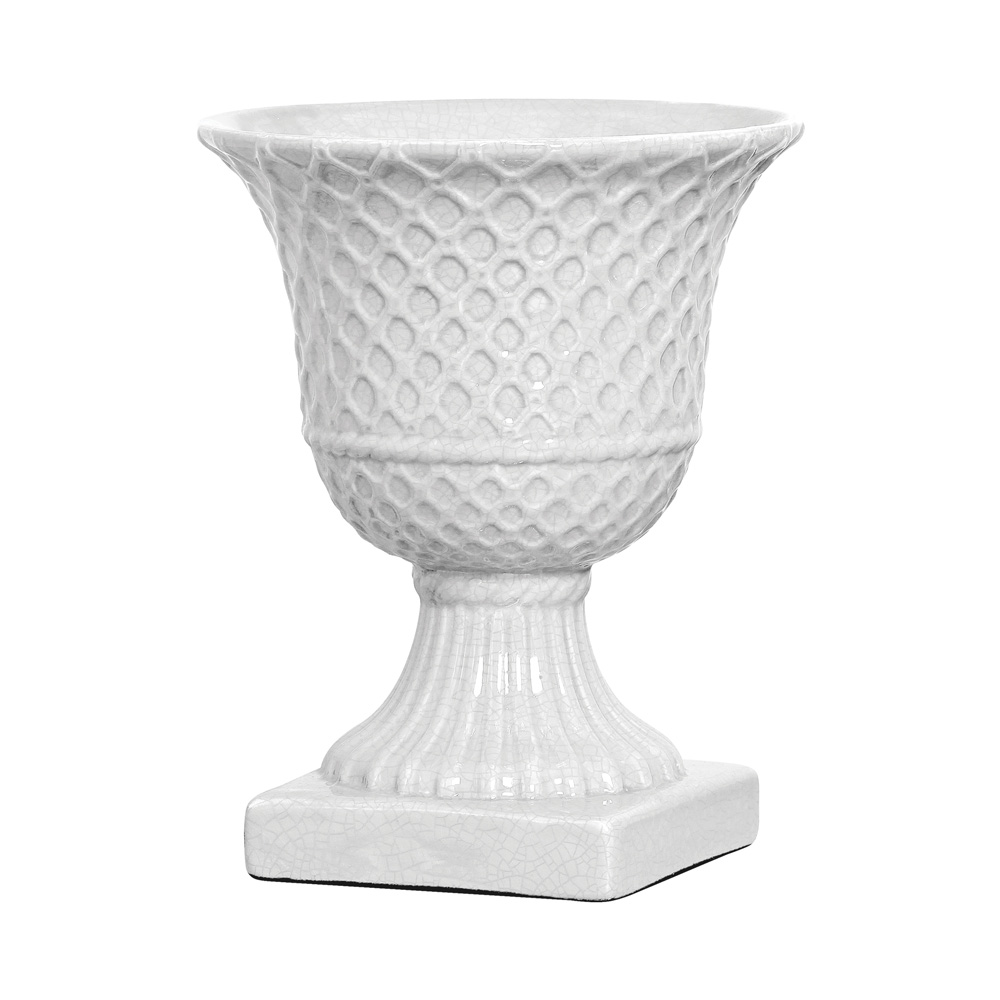 VASO TRELIÇA GG BRANCO -  Vasos - 