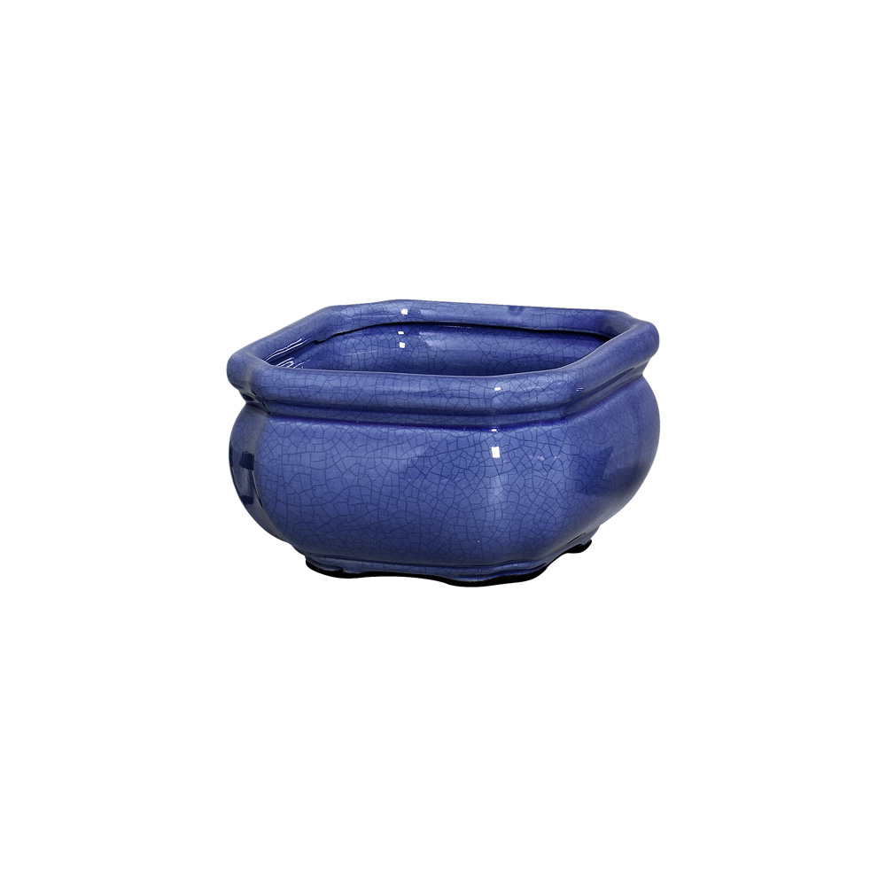 CACHEPOT QUADRADO G AZUL NOVO -  Cachepot - 