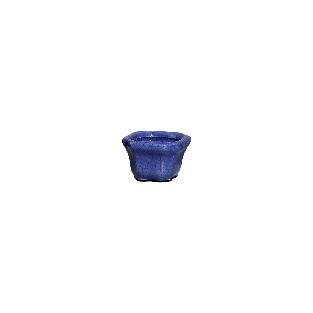 CACHEPOT QUADRADO PP AZUL NOVO -  Cachepot - 