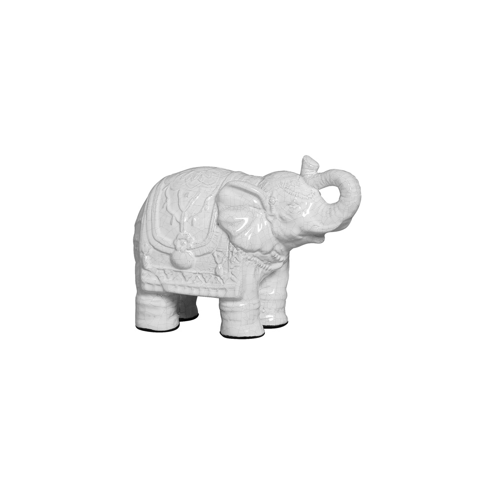 ELEFANTE  BRANCO -  Objetos para Decoração em cerâmica - 