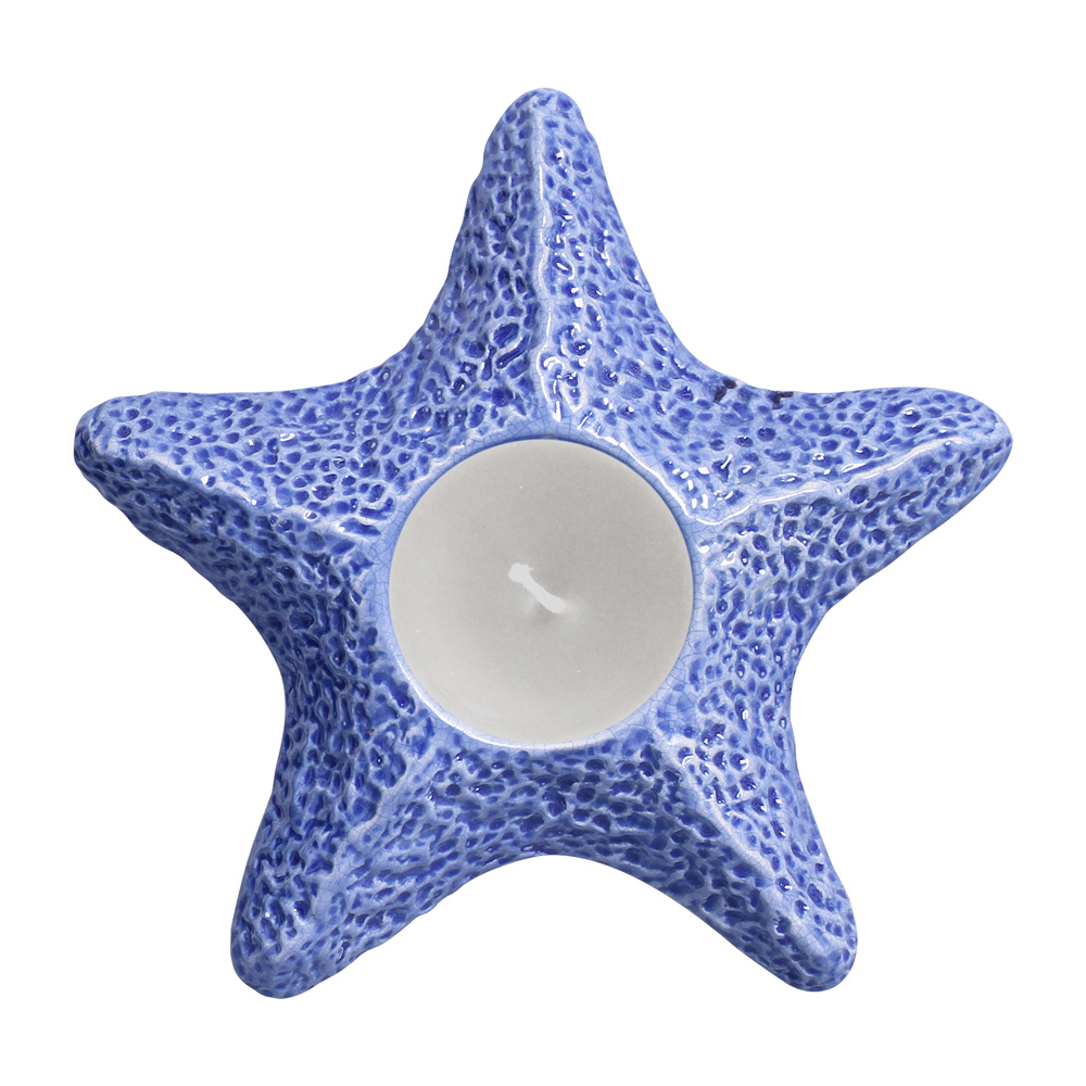 ESTRELA DO MAR AZUL NOVO -  Objetos para Decoração em cerâmica - 