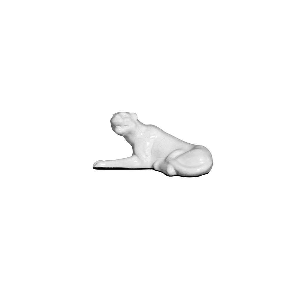 TIGRE BRANCO -  Objetos para Decoração em cerâmica - 