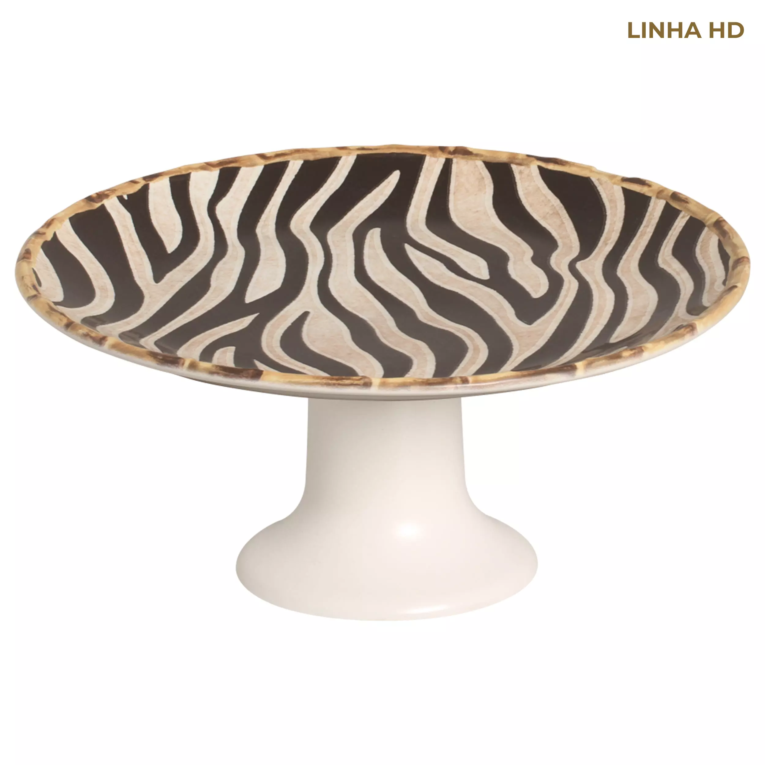 PORTA TORTA ANIMAIS ZEBRA - Linha Animais 2023 - 