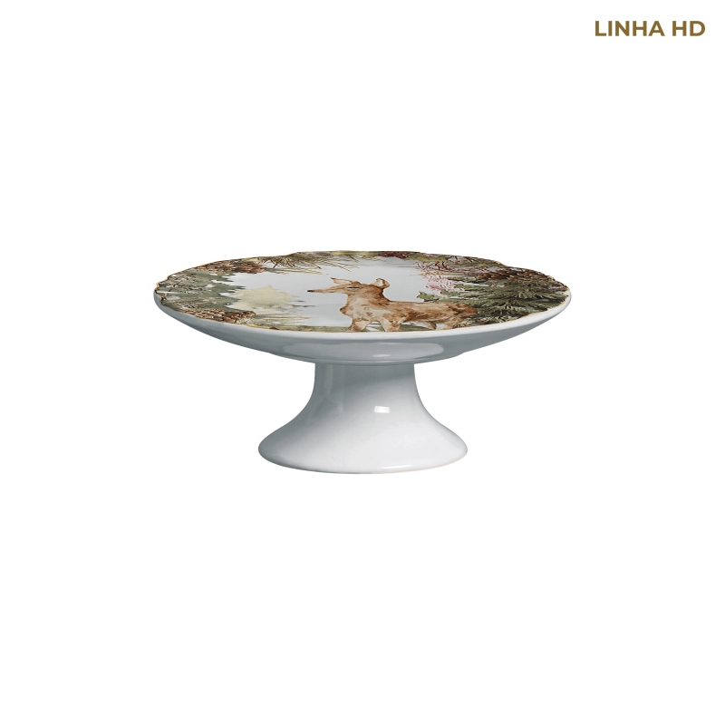 PORTA PETIT FOUR CERF DES CHAMP C/ OURO - Linha Cerf des Champ - HD - 