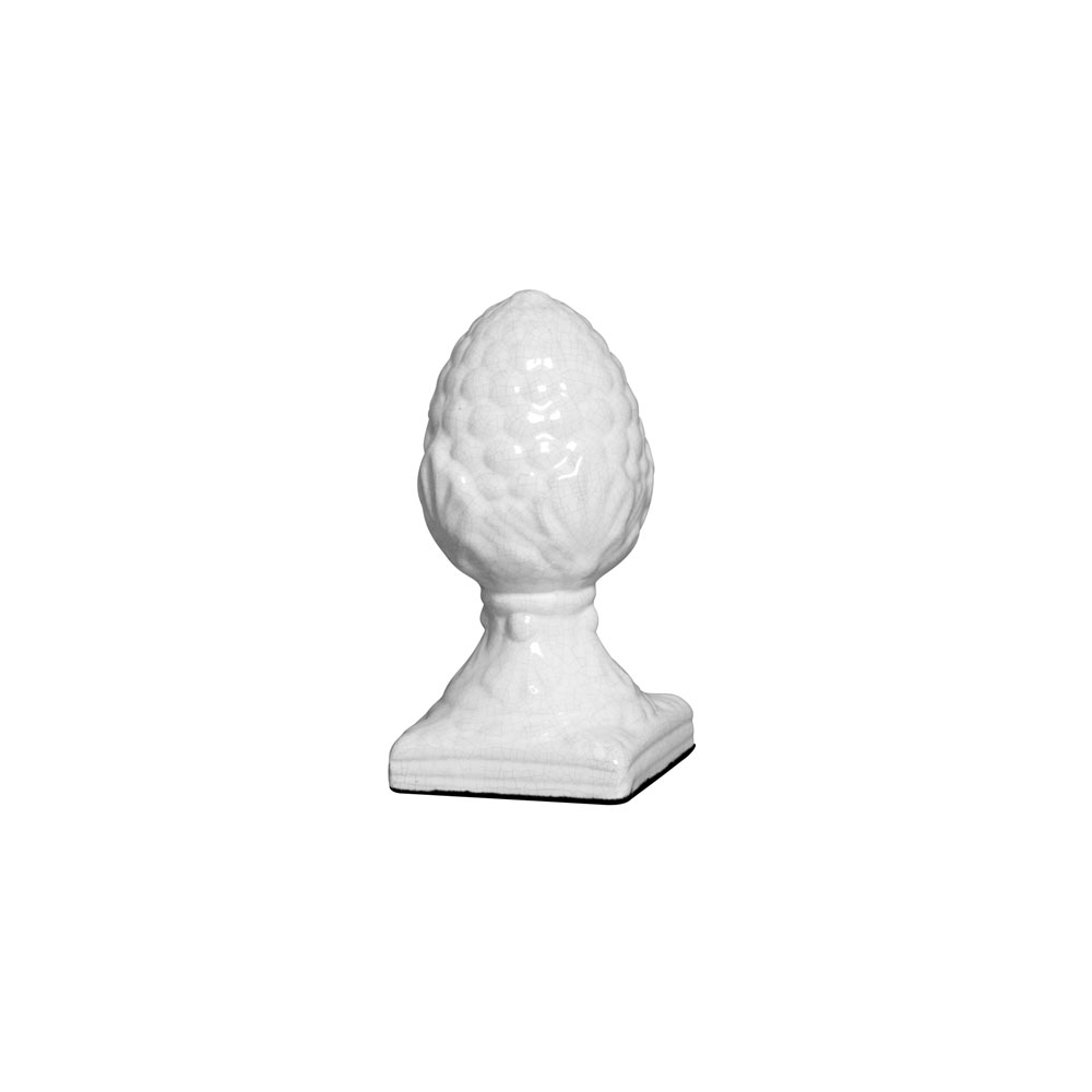 PINHA MINI BRANCO -  Objetos para Decoração em cerâmica - 