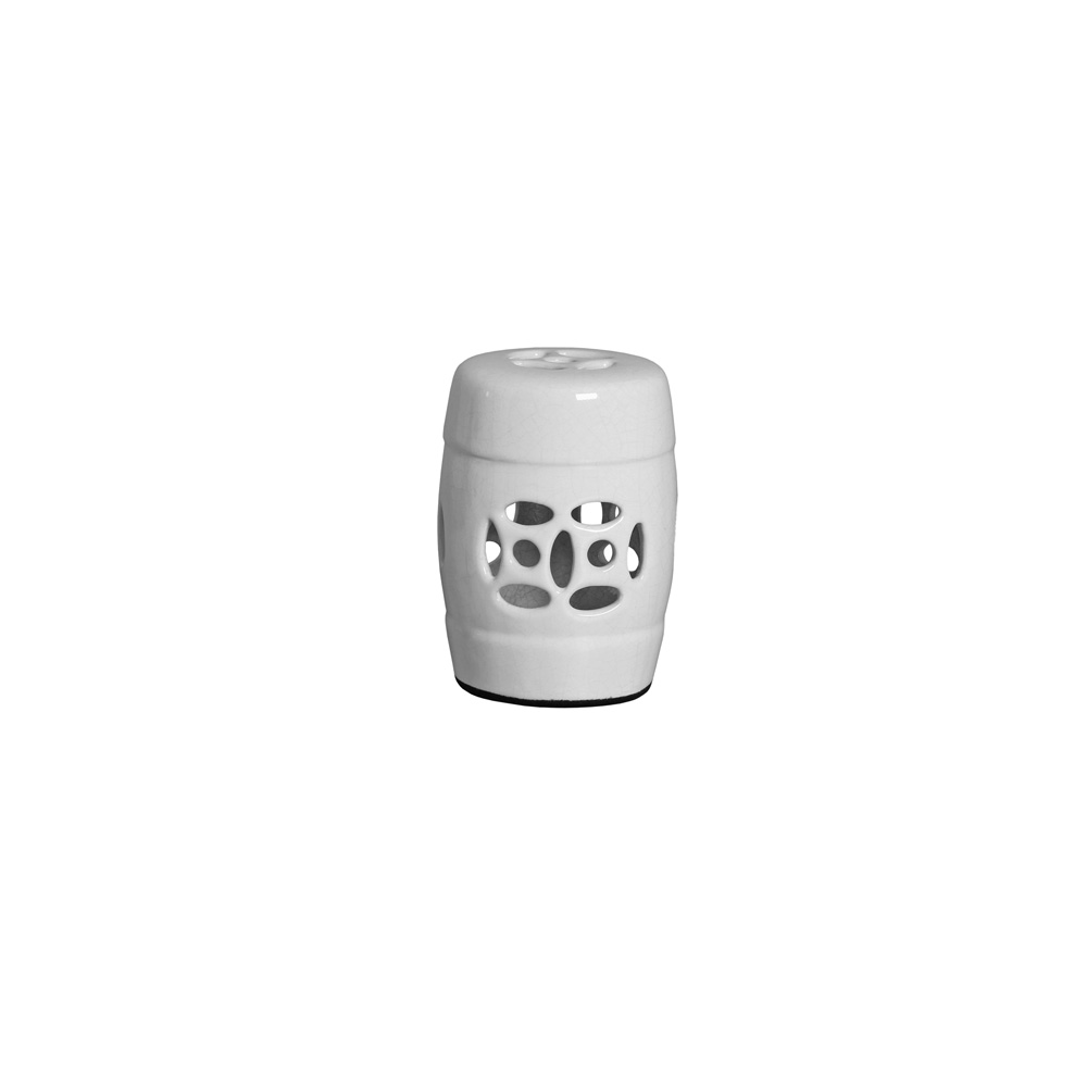 GARDEN SEAT P BRANCO -  Objetos para Decoração em cerâmica - 
