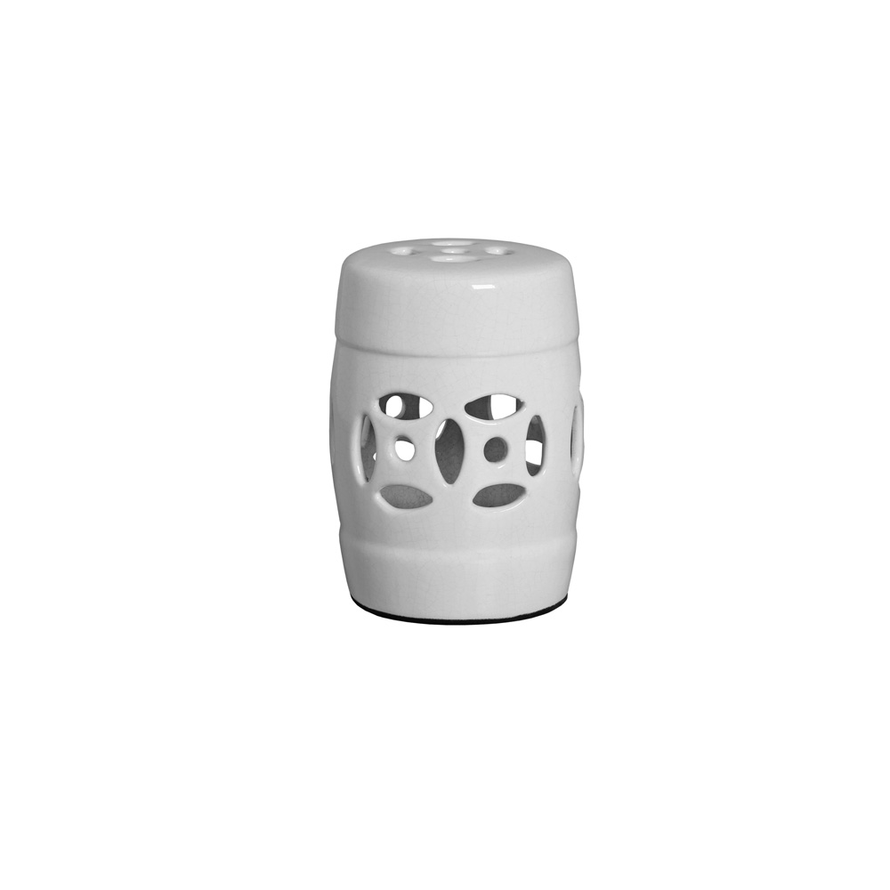 GARDEN SEAT P BRANCO -  Objetos para Decoração em cerâmica - 