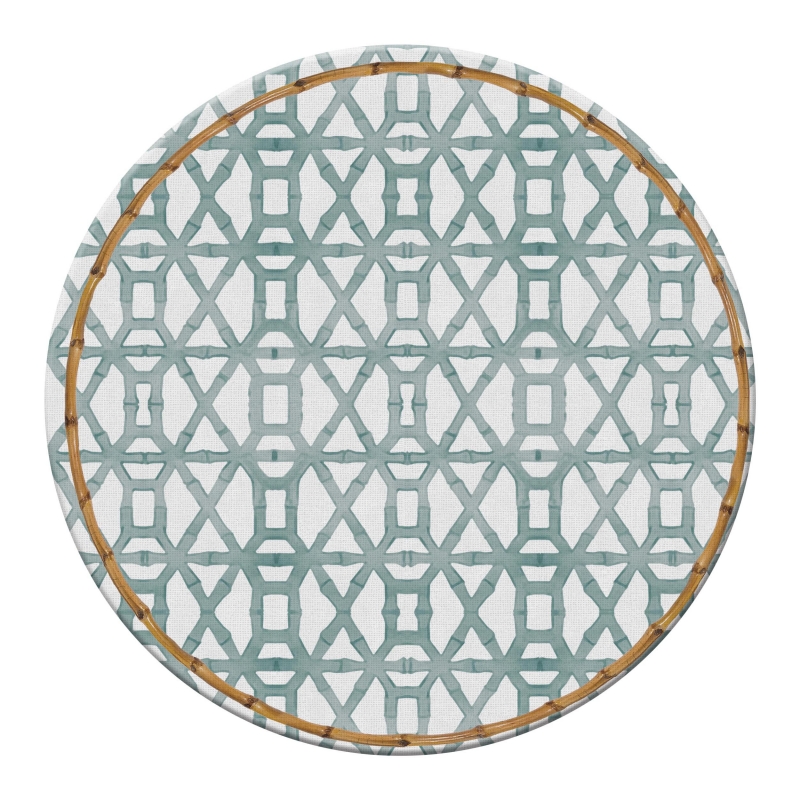CONJ. CAPINHA JG AMERICANO BAMBOO PRINT CELADON - Linha Bamboo Print - 