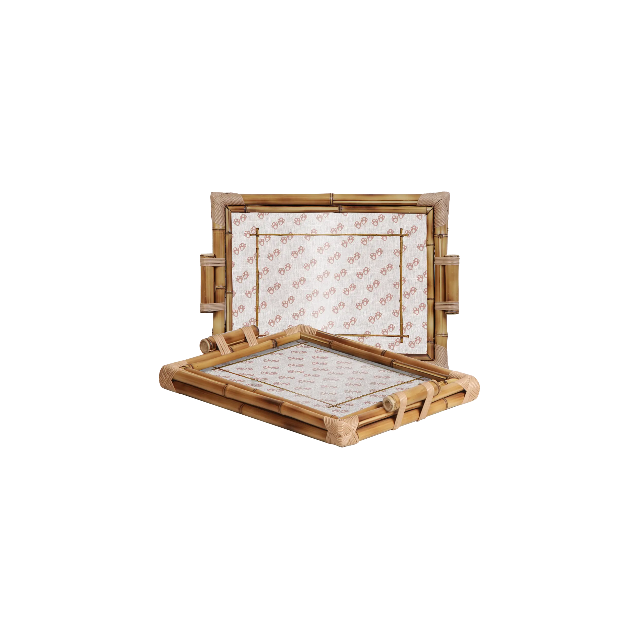 BANDEJA BAMBU DUPLA RABBIT'S GARDEN M - Linha Rabbit's Garden - 
