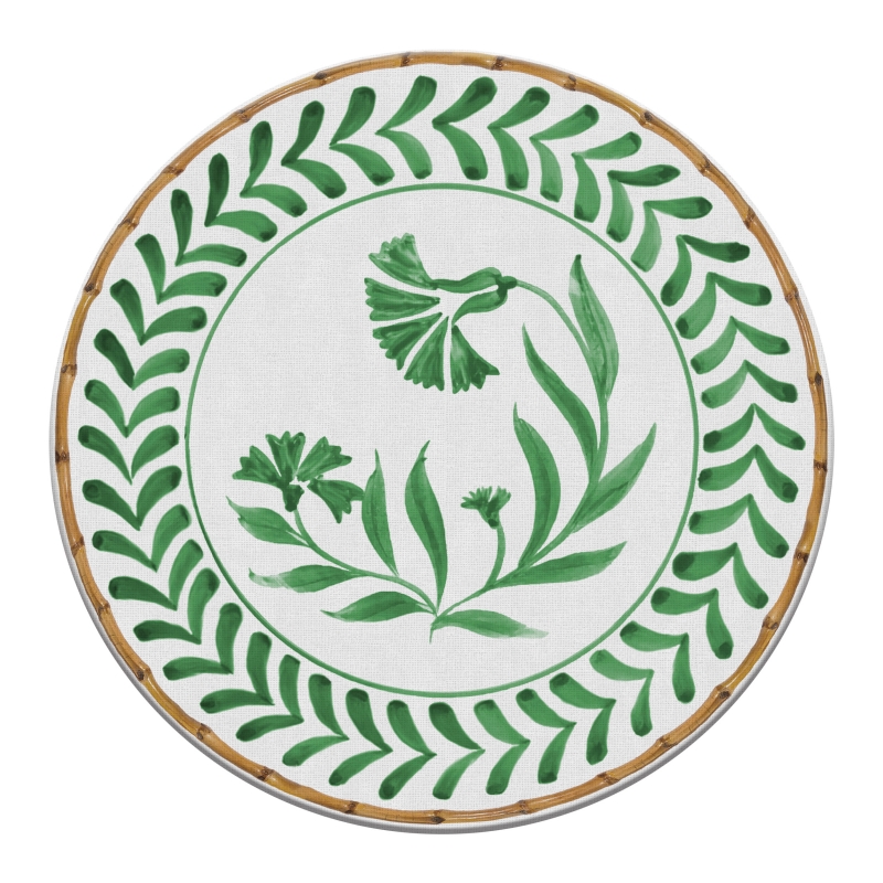 CONJ. CAPINHA JG AMERICANO COLORFUL HANDMADE VERDE - Linha Colorful Handmade - 
