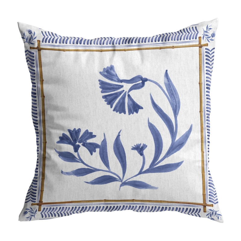 ALMOFADA COLORFUL HANDMADE AZUL 1 - Linha Colorful Handmade - 