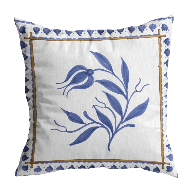 ALMOFADA COLORFUL HANDMADE AZUL 2 - Linha Colorful Handmade - 