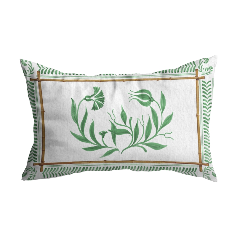 ALMOFADA RIM COLORFUL HANDMADE VERDE - Linha Colorful Handmade - 