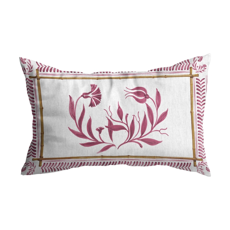 ALMOFADA RIM COLORFUL HANDMADE ROSA - Linha Colorful Handmade - 