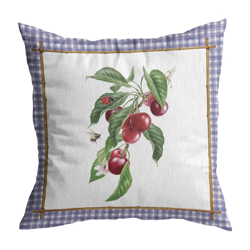 ALMOFADA WILD FRUITS CEREJA - Linha Wild Fruits - 