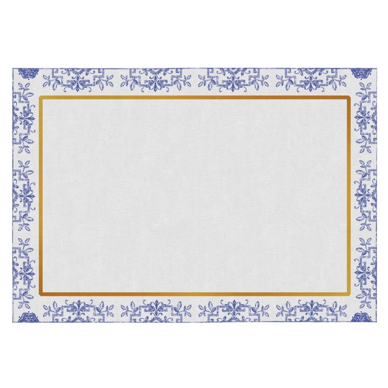CONJ. JOGO AMERICANO MANDARIM BRANCO - Linha Mandarim - 