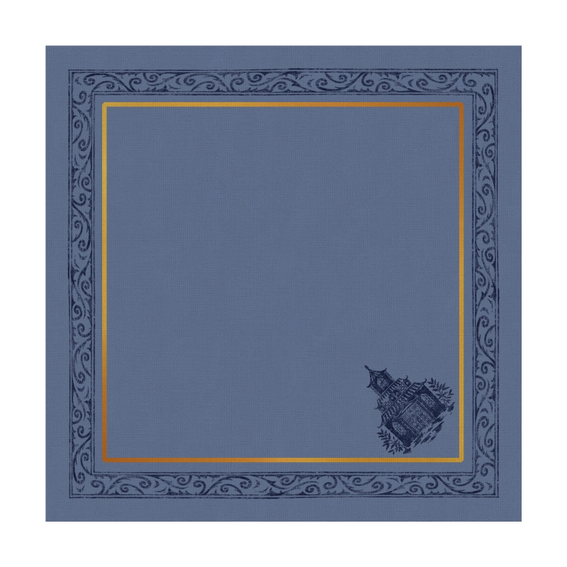 CONJ. GUARDANAPO MANDARIM AZUL - Linha Mandarim - 