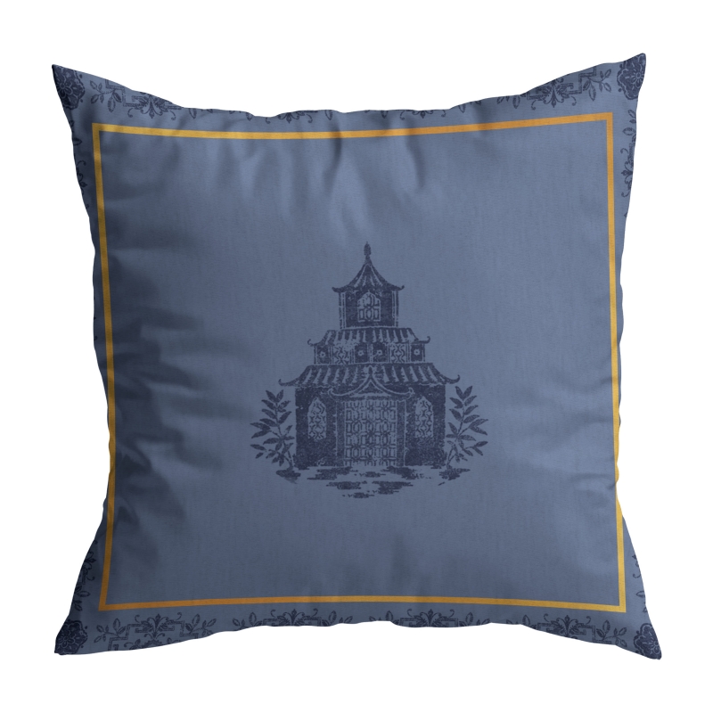ALMOFADA MANDARIM AZUL - Linha Mandarim - 