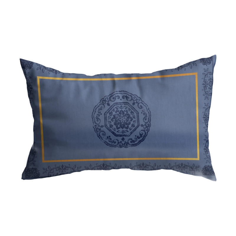 ALMOFADA RIM MANDARIM AZUL - Linha Mandarim - 