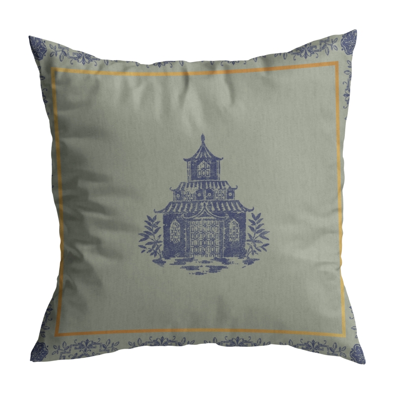 ALMOFADA MANDARIM VERDE - Linha Mandarim - 