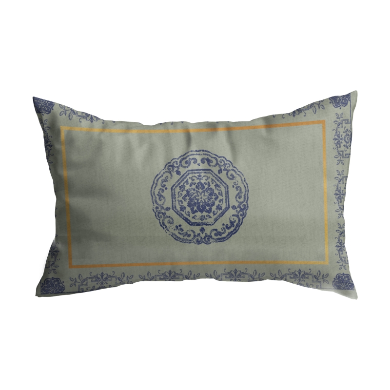 ALMOFADA RIM MANDARIM VERDE - Linha Mandarim - 