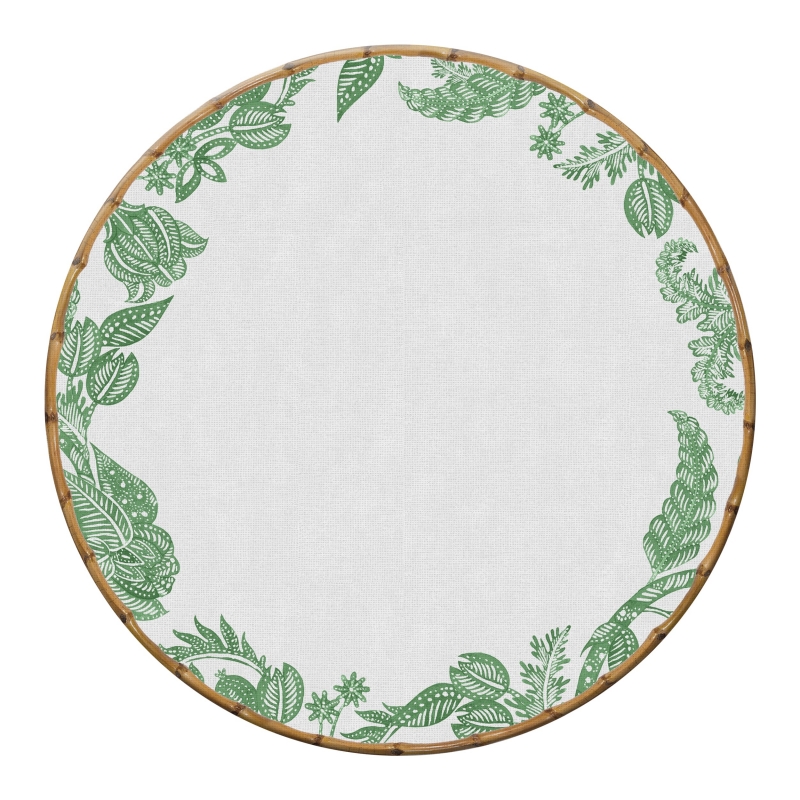 CONJ. CAPINHA JG AMERICANO FLOWER'S PRINT CELADON - Linha Flower's Print - HD - 