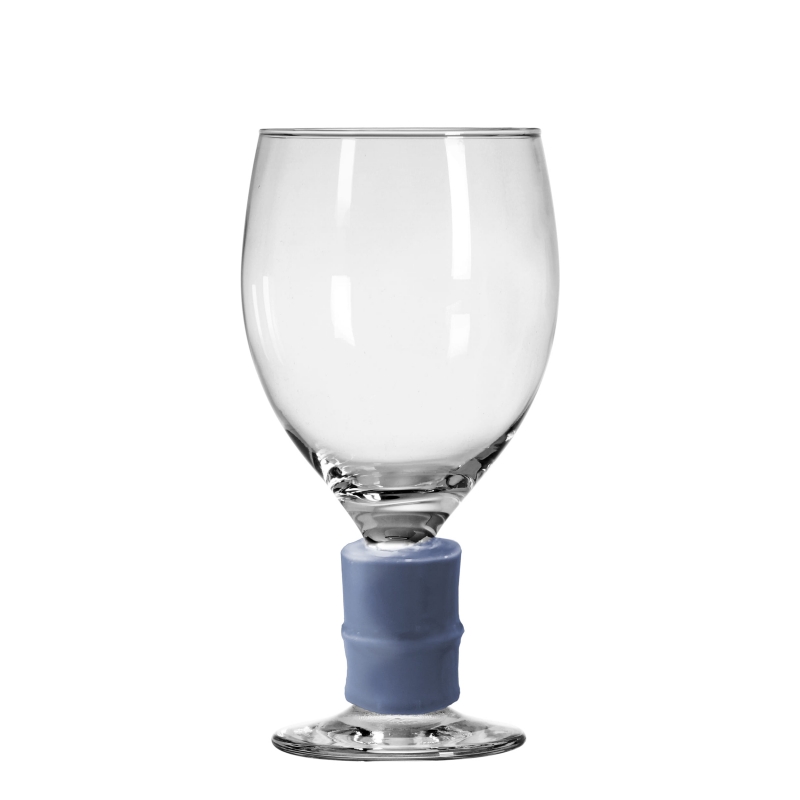 TAÇA DECORADA BAMBU AZUL - Linha Taças Decoradas - 