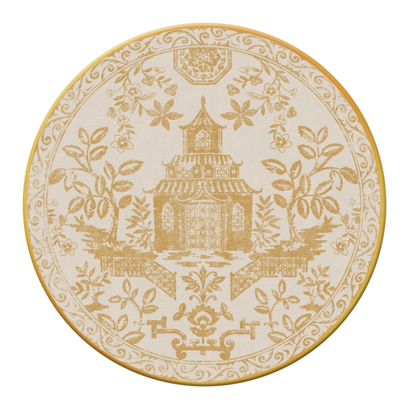 CONJ. CAPINHA JG AMERICANO MANDARIM DOURADO - Linha Mandarim Dourado - 