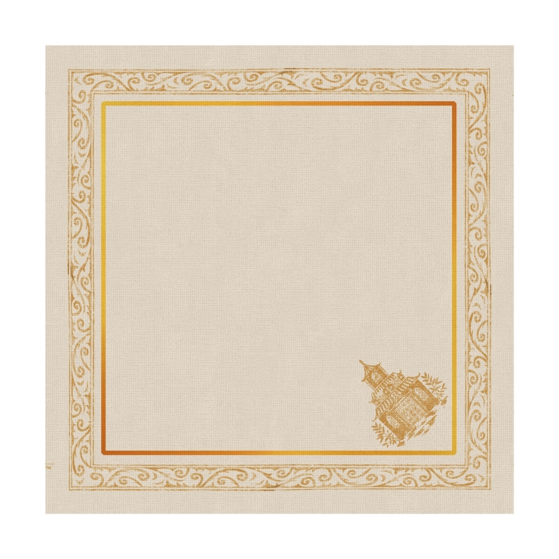 CONJ. GUARDANAPO MANDARIM DOURADO - Linha Mandarim Dourado - 