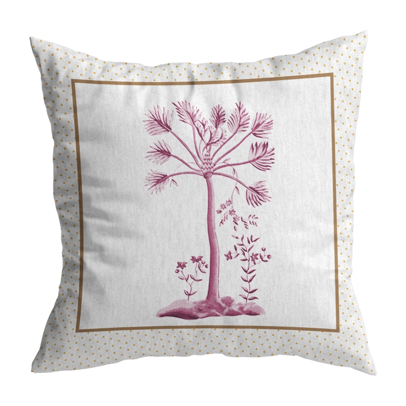 ALMOFADA PETIT POA TROPICALLE ROSA - Linha Petit Poa Tropicalle - 