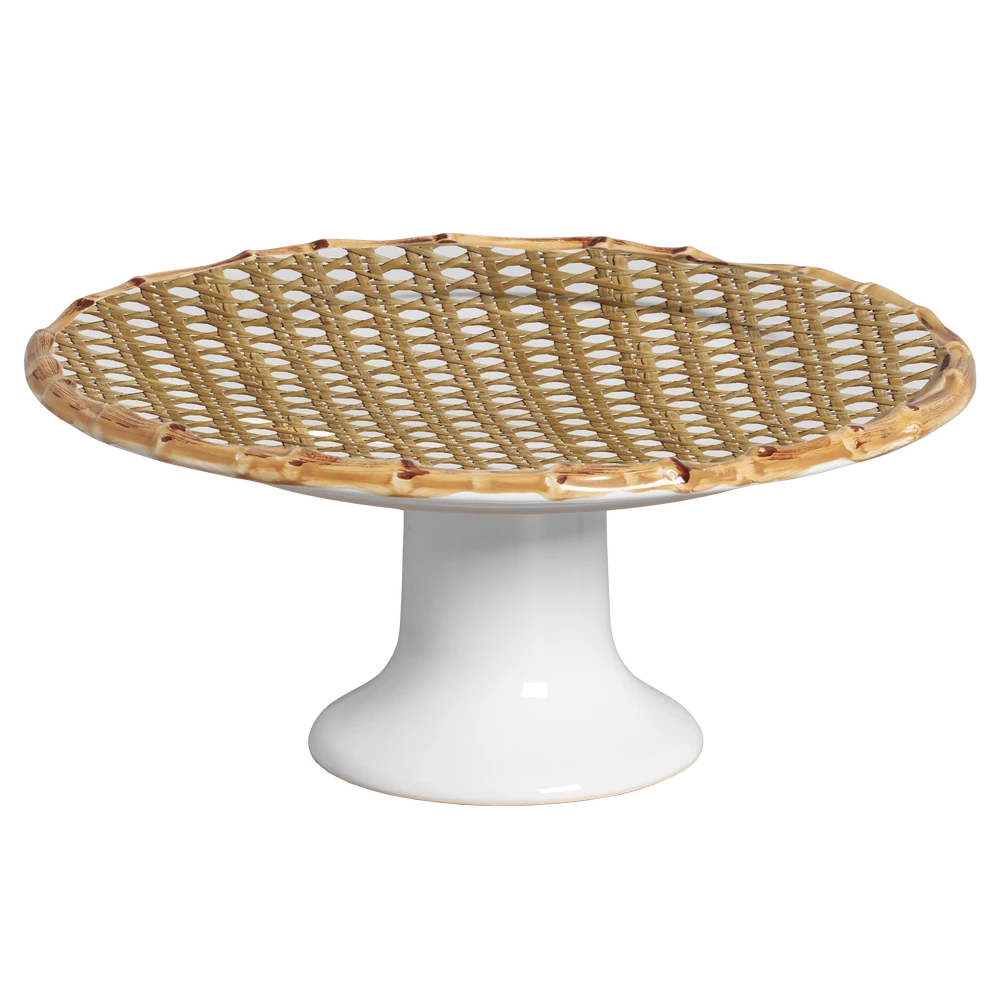 PORTA TORTA CANNUCCIA NATURAL C/ PE - Linha Cannuccia - 