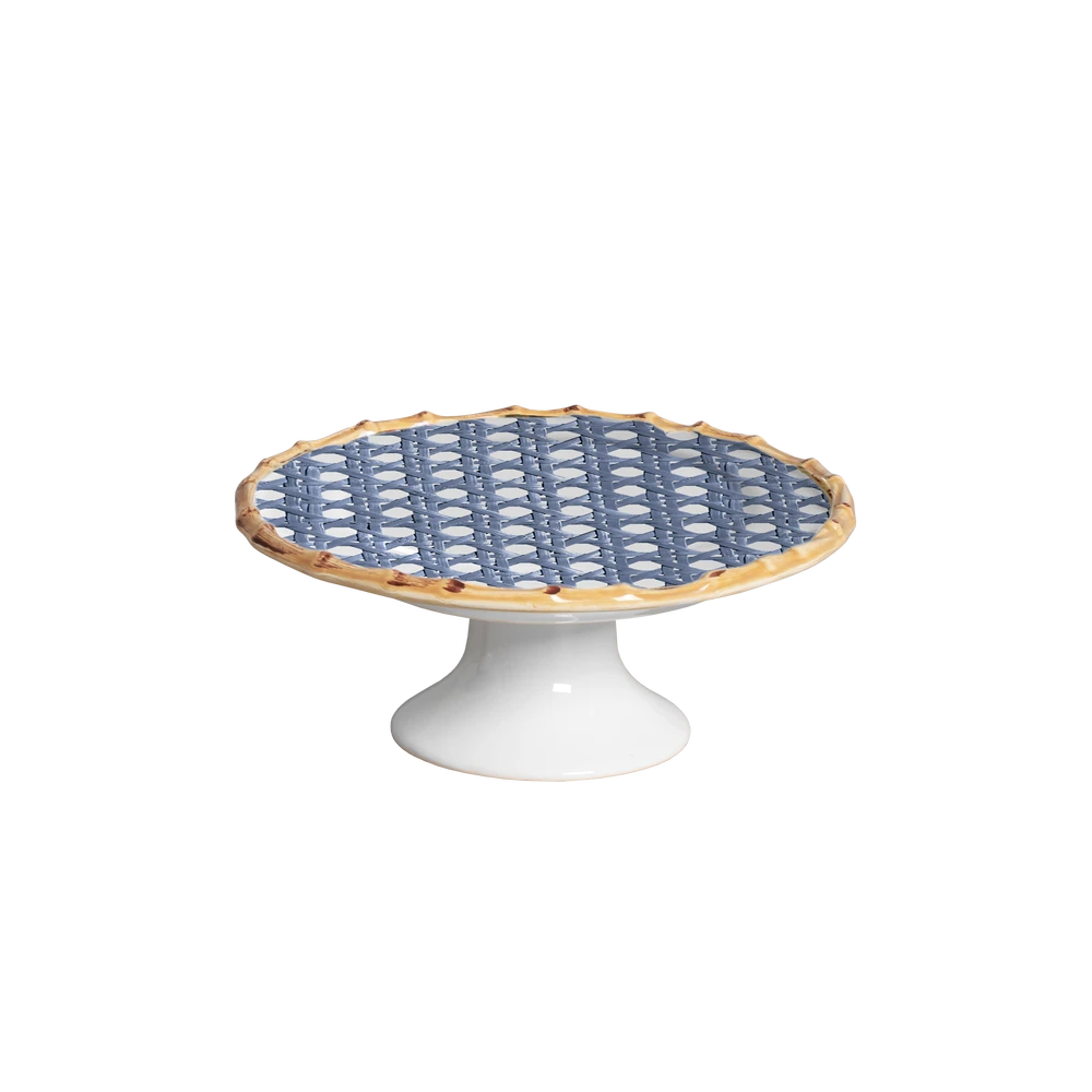 PORTA PETIT FOUR CANNUCCIA AZUL C/ PE - Linha Cannuccia - 