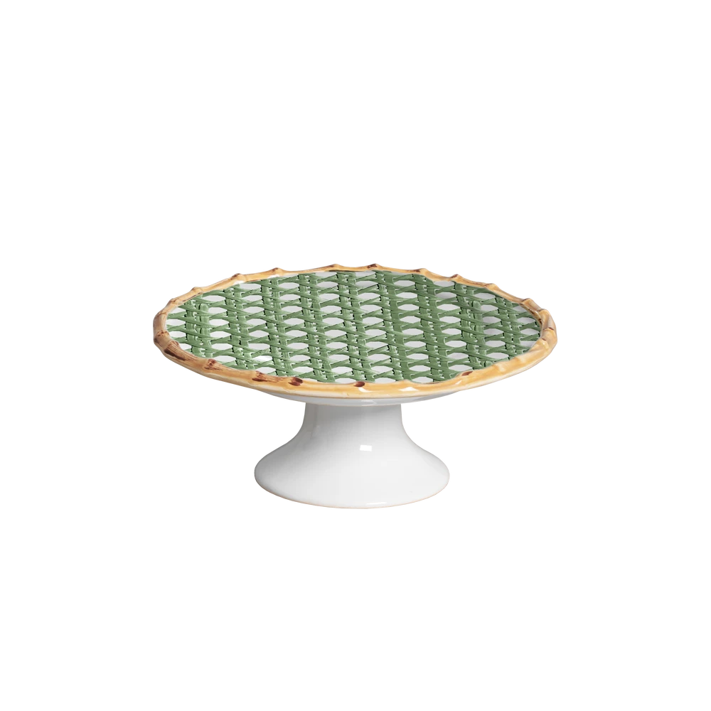 PORTA PETIT FOUR CANNUCCIA VERDE C/ PE - Linha Cannuccia - 