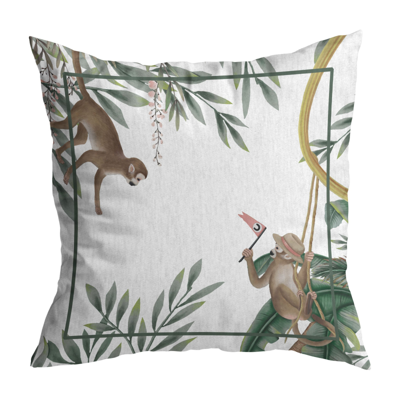 ALMOFADA PLAYFUL MONKEYS - Linha Playful Monkeys - 