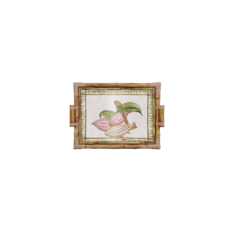 BANDEJA BAMBU DUPLA LITTLE BIRDS M - Linha Little Birds - 