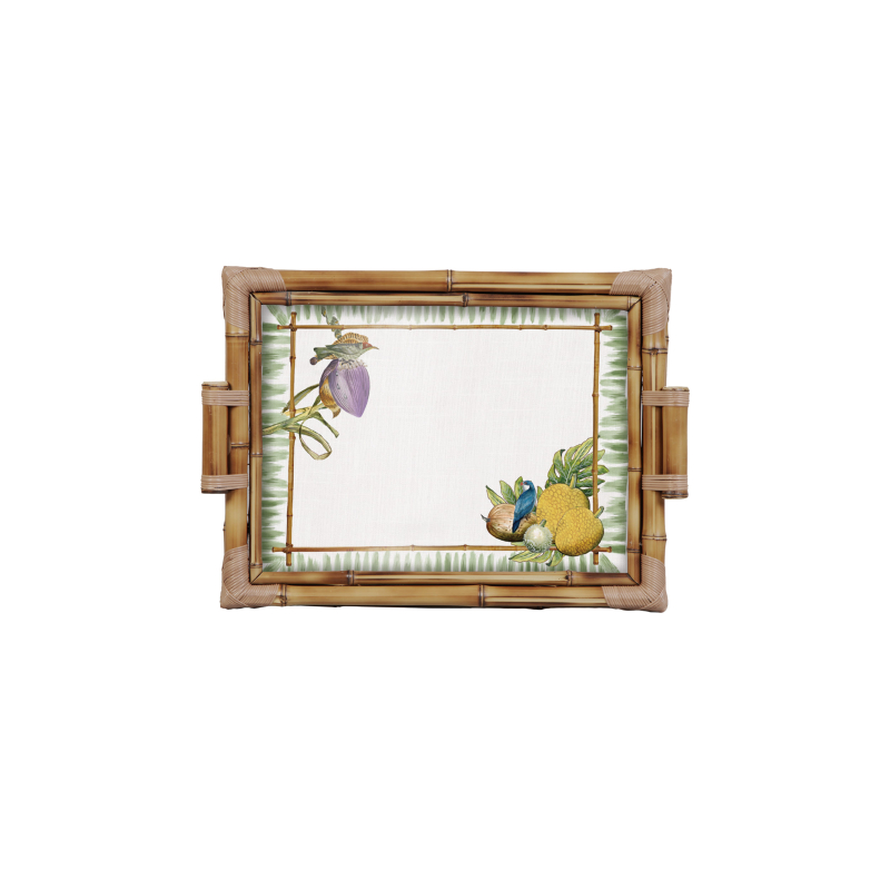 BANDEJA BAMBU DUPLA LITTLE BIRDS G - Linha Little Birds - 