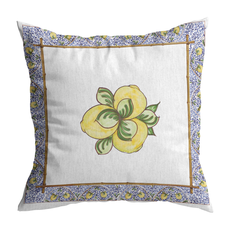 ALMOFADA GROVE LEMON AMARELO - Linha Grove Lemon - HD - 